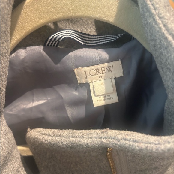 J. Crew Classic Gray Trench Coat - Picture 3 of 6